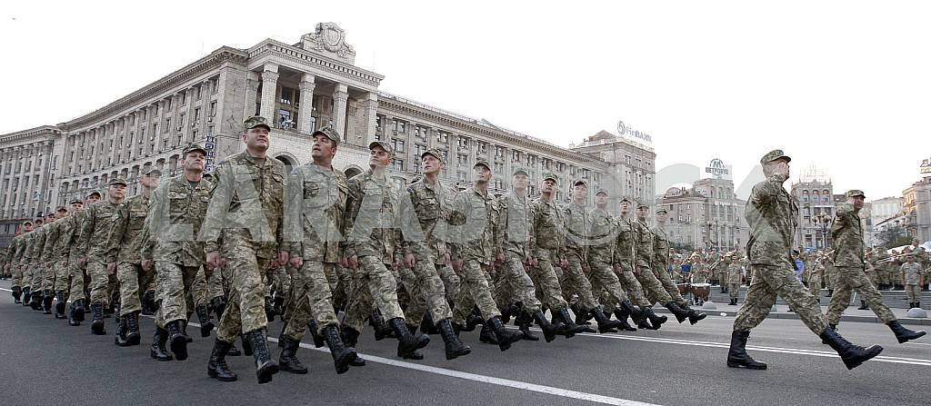 Репетиция военного парада в Киеве