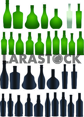 Бутылки с вином