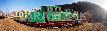 Карпатский старинный поезд