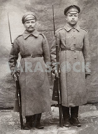 Русские солдаты. Начало 20-го века