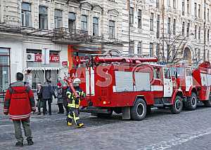 В доме в центре Киева обрушилось перекрытие.