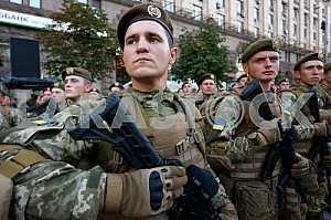 Генеральная  репетиция военного парада ко Дню Независимости Украины