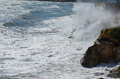 Морські хвилі під час шторму