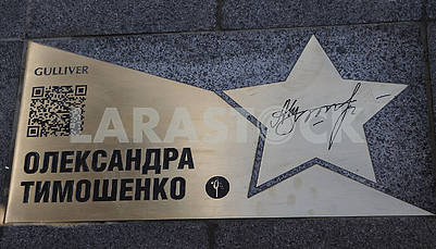 Звезда Александры Тимошенко