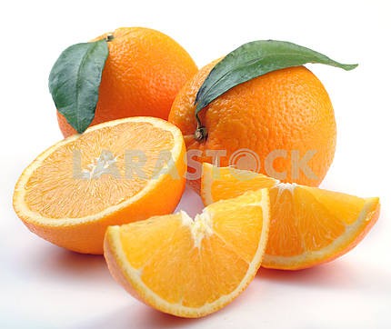 Оранжевый с сегментами