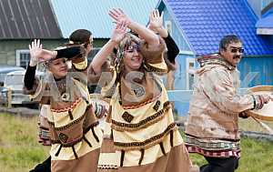 Алеуты на Командорских островах