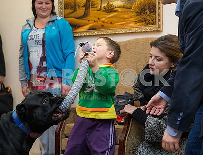 Марина Порошенко в  центре  реабилитации детей