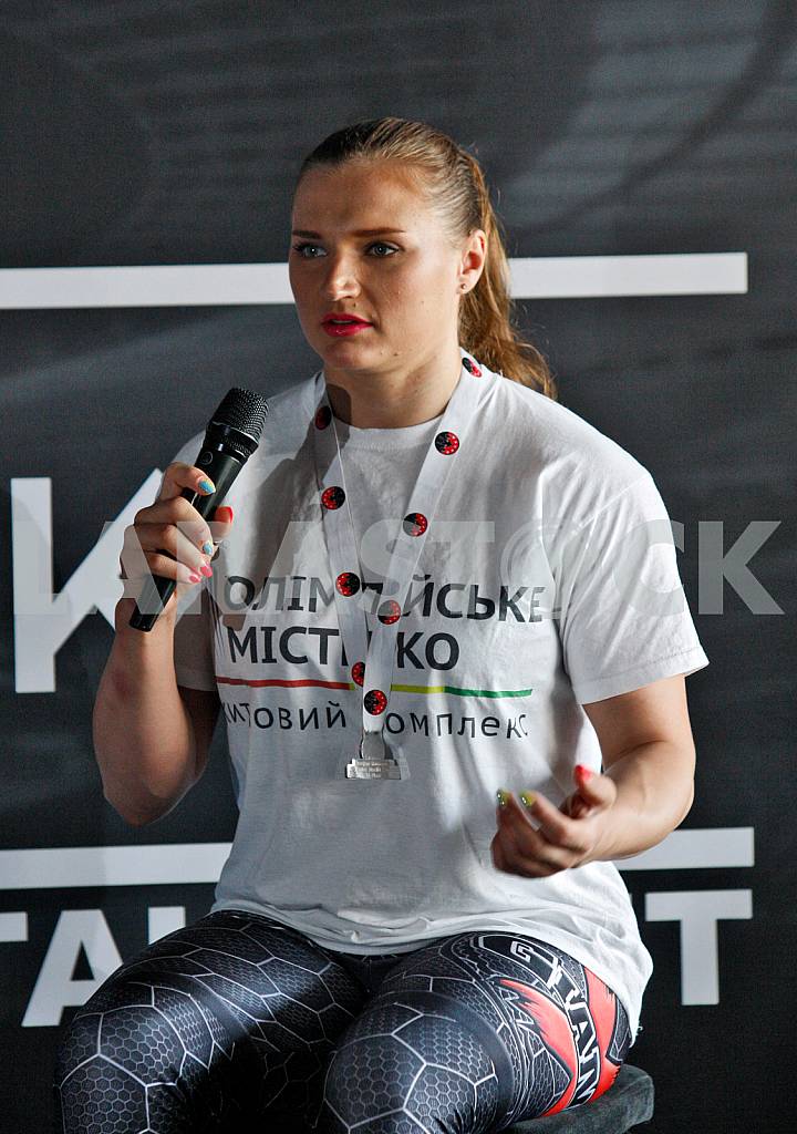Press conference of the most strong woman of the world Olga Lyaschuk — Image 32571