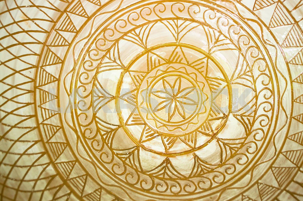 Pattern of bowl mandala pottery, authentic pattern from Belarus — Image 83183