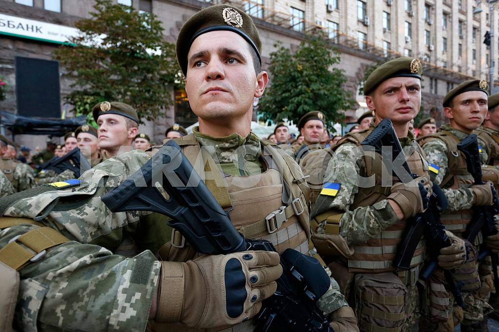 Dress rehearsal of the military parade dedicated to the Day of Independence of Ukraine — Image 34484