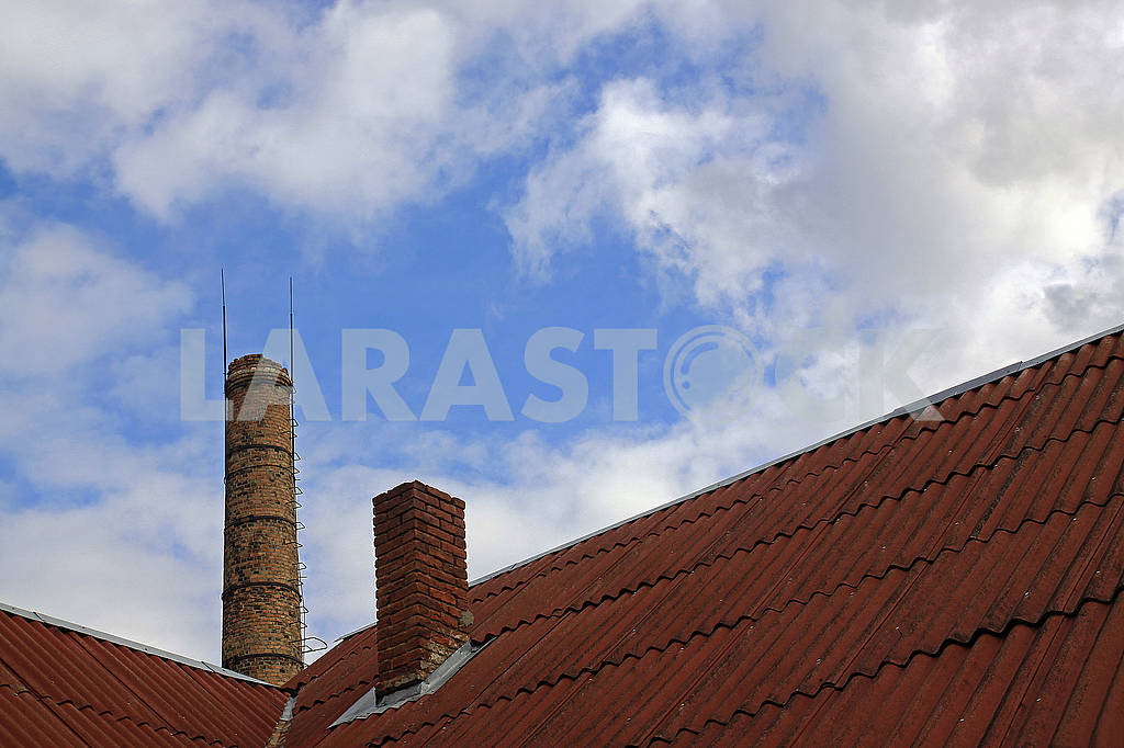 Large brick chimney — Image 68094