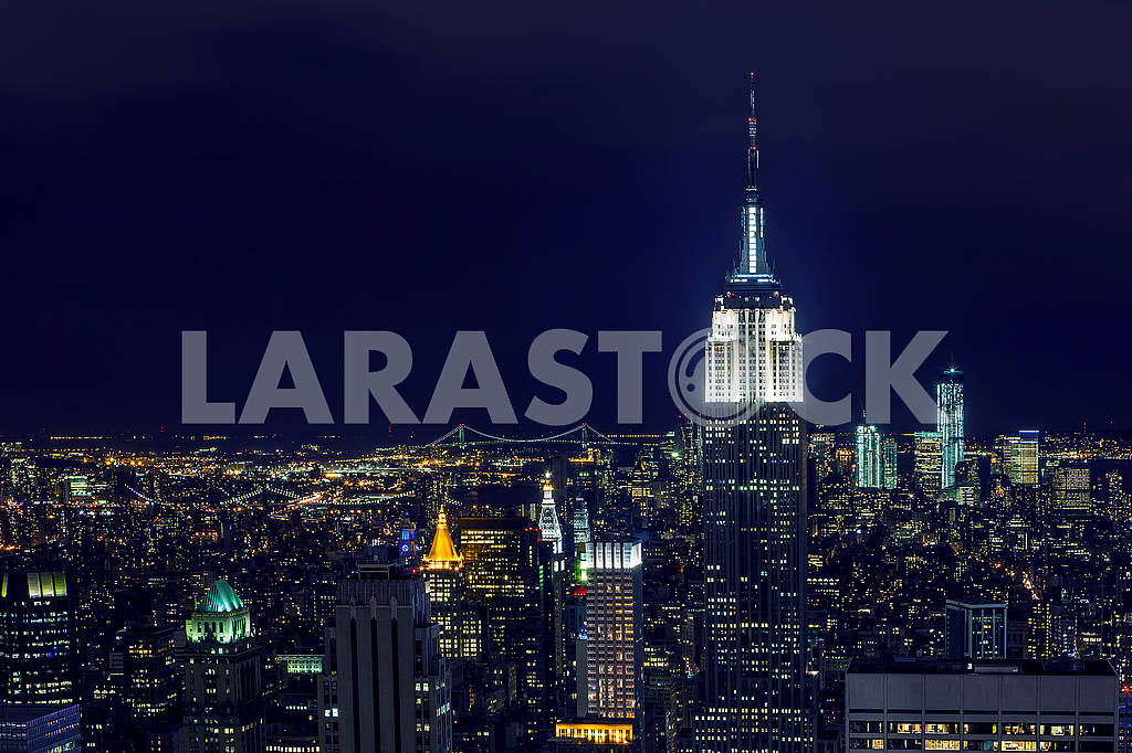 Вид с высоты на город Нью-Йорк. США — Изображение 51985
