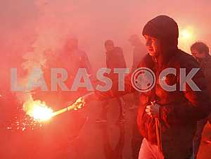 Акция протеста активистов Азова в Киеве
