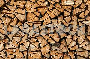 Texture stacked firewood