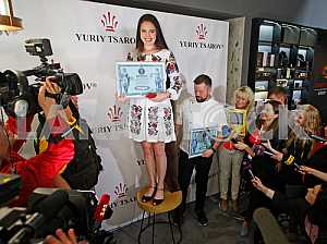 Registration record of Ukraine on the longest natural hair