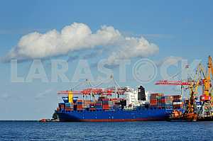 Container terminal. Odessa.