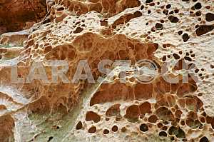 The texture of the stone
