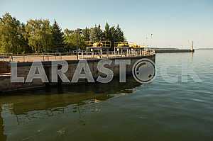 Шлюзы  Днепрогэса в Запорожье.