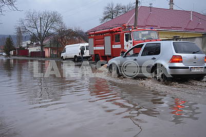 Flooding in Uzhhorod