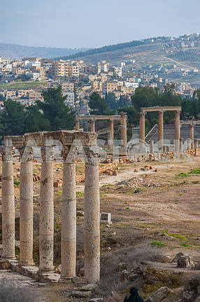 Ruins of the ancient city of Jarash