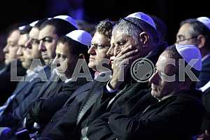 Jews during the commemoration ceremony