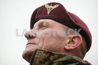 Paratrooper in beret