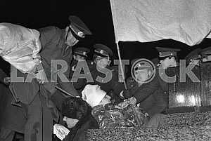 Разгон протестующих