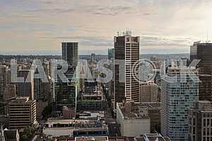Dawn in Vancouver.
