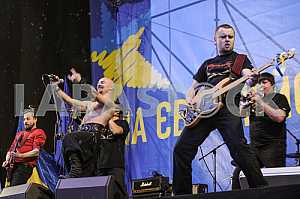 Alexander Yarmola - the leader of Ukrainian rock band '' Haydamaky '