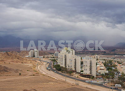 Thunderstorm over Eilat