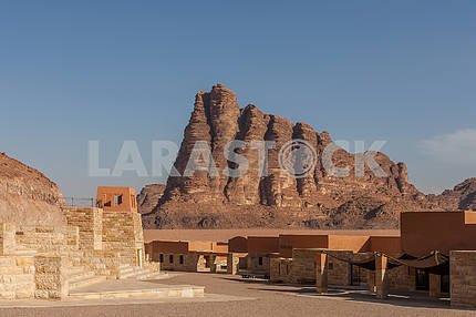 Mountain in Wadi Rum desert