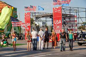 American Festival in Kiev - Ukraine 15-16 August 2015 - Stock image