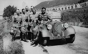 German soldiers in the Czech Republic