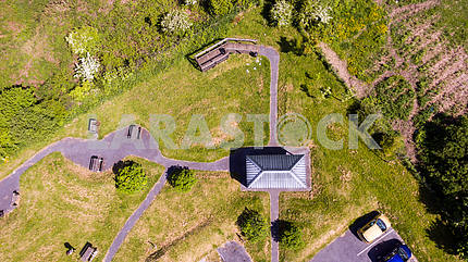 Aerial View of a Park