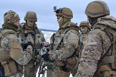 Soldiers of the Special Operations Forces of the Armed Forces of Ukraine