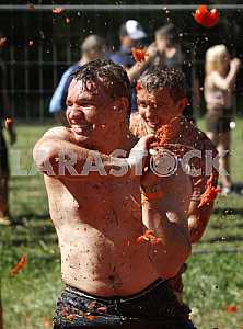 Festival Tomatina 2016 in Kiev