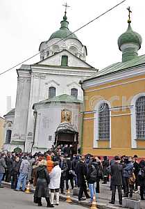 Похороны Георгия Гонгадзе в Киеве.