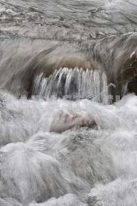 Mountain river after rain