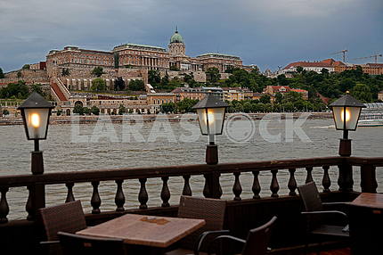 View of the Danube and the palace of the king