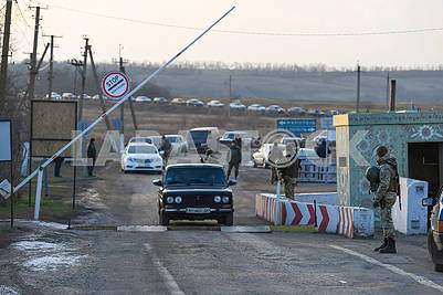 Checkpoint entrance-exit Gnutovo
