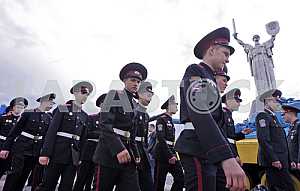 Parade of military lyceums in Kiev