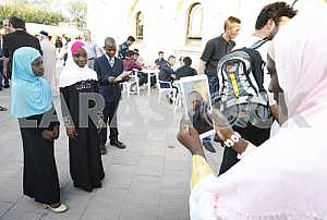 The celebration of the Eid al-Adha in Kiev