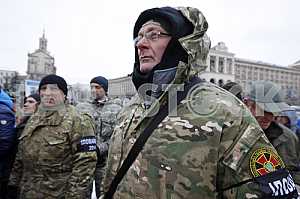 A rally of Ilovaisk brotherhood in Kiev.