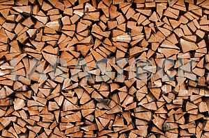 Texture stacked firewood