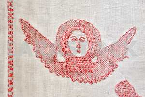 The exhibition Masterpieces of Ukrainian folk embroidery in Kiev