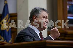 Президент Порошенко выступил в Веховной раде