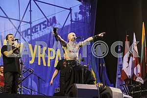 Alexander Yarmola - the leader of Ukrainian rock band '' Haydamaky '