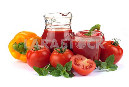 vegetable juice with ingredients