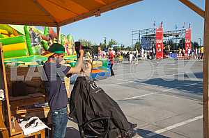 American Festival in Kiev - Ukraine 15-16 August 2015 - Stock image