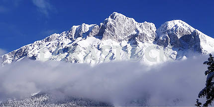 Alpine summit in Tyrol, Austria